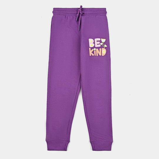 Girls Jersey/Terry Pyjama Be Kind-Purple