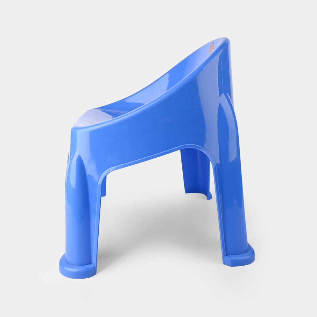 BP Baby Plastic Round Back Chair P1 Blue