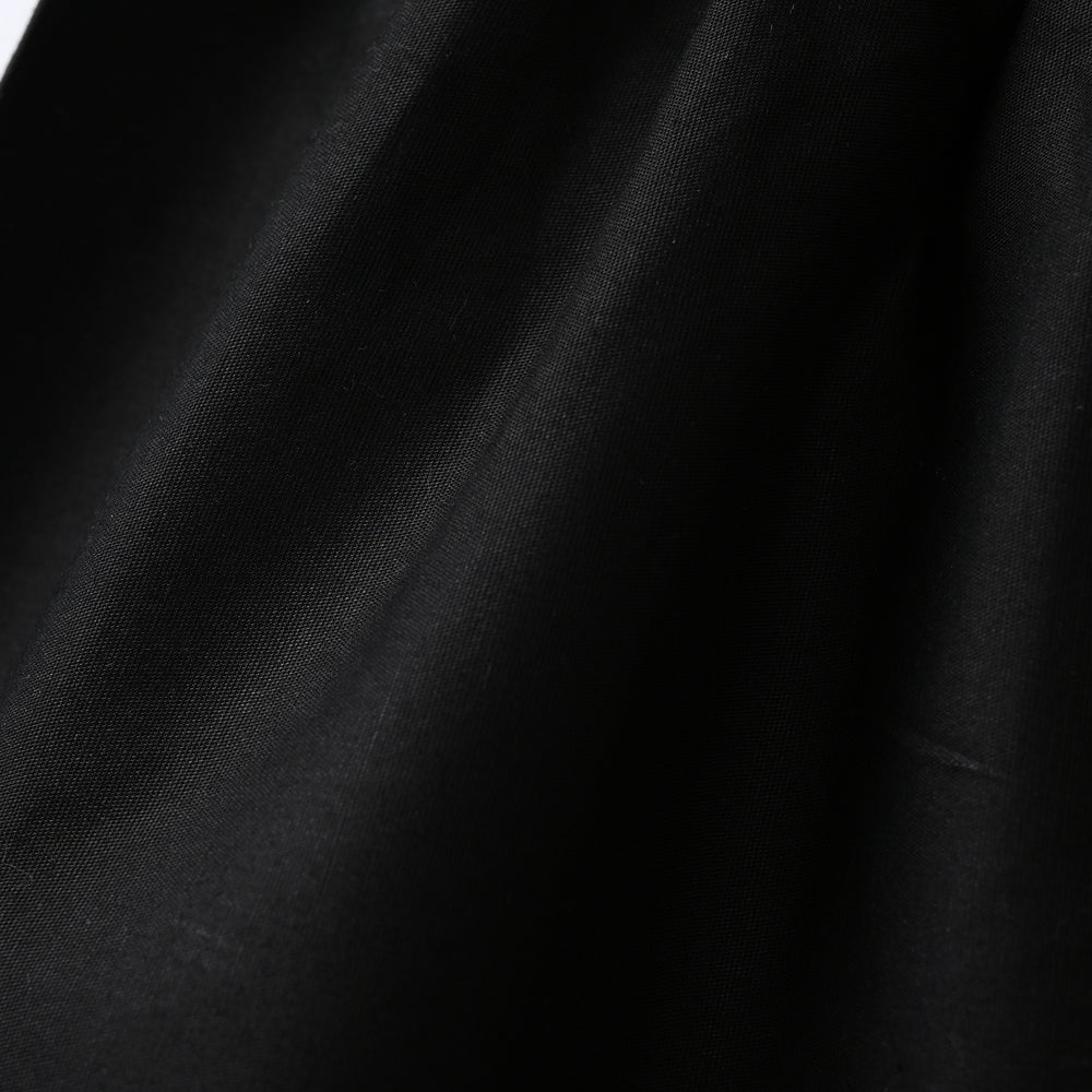 Girls Cotton Embroidered Pant Floral - Black