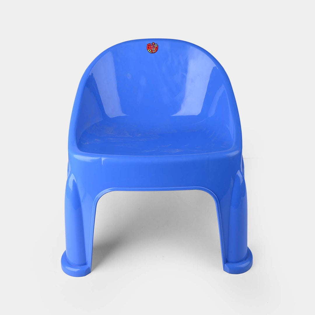 BP Baby Plastic Round Back Chair P1 Blue