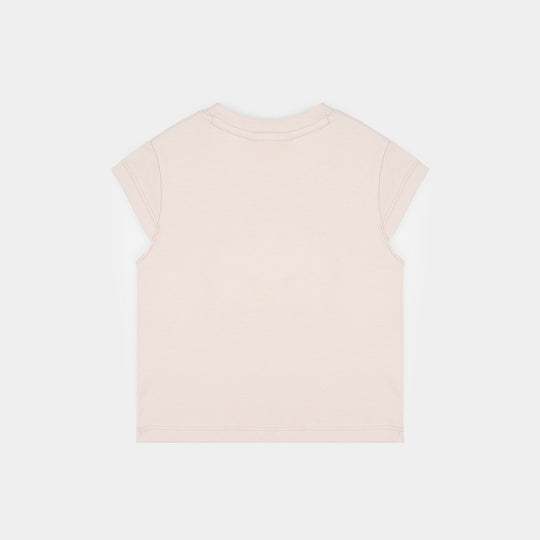 Infant Girls Jersey/Terry 2Pc Suit - Grey