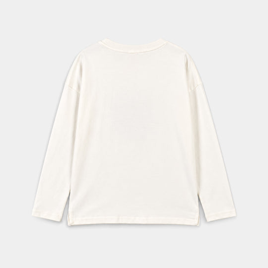 Boys Cotton Jersey T-Shirt Helmet-WHITE
