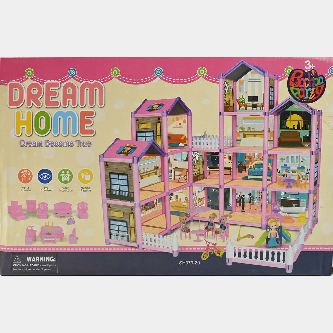 DIY Doll House Play Set for Kids