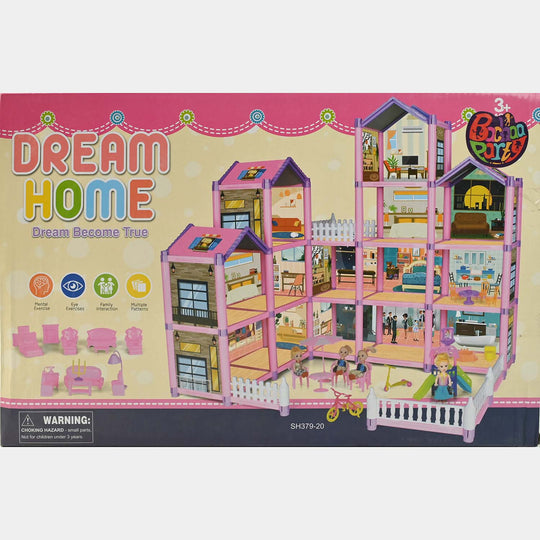 DIY Doll House Play Set for Kids