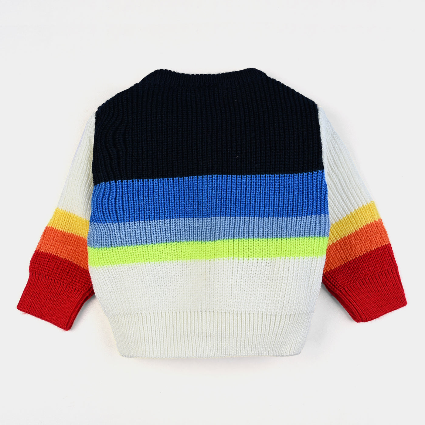 Infant Boys Acrylic Full Sleeves Sweater -Multi