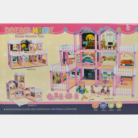 DIY Doll House Play Set for Kids