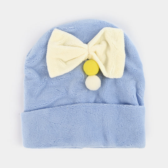 Baby Velvet Bow Style Cap/Hat | 9M+