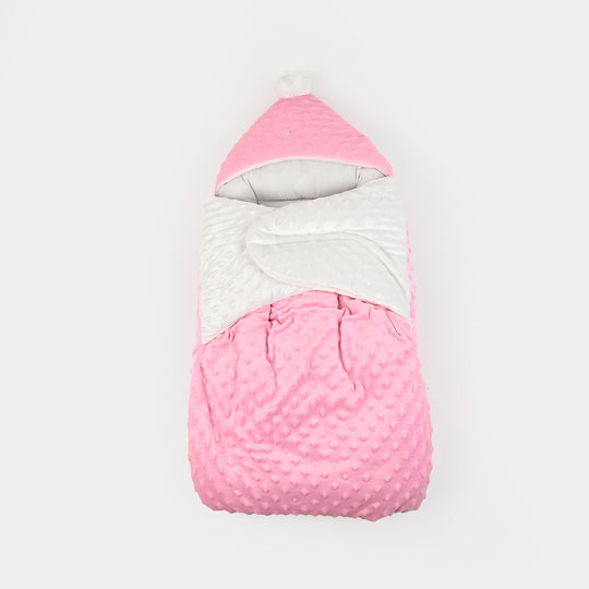 Hooded Baby Carry Nest Minky Dots