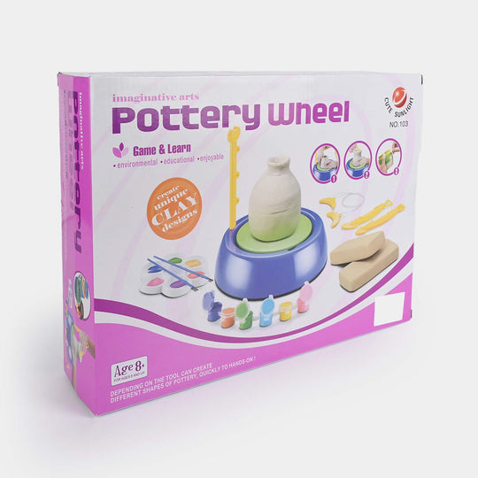 Imaginative Art Pottery Wheel Play Set For kids