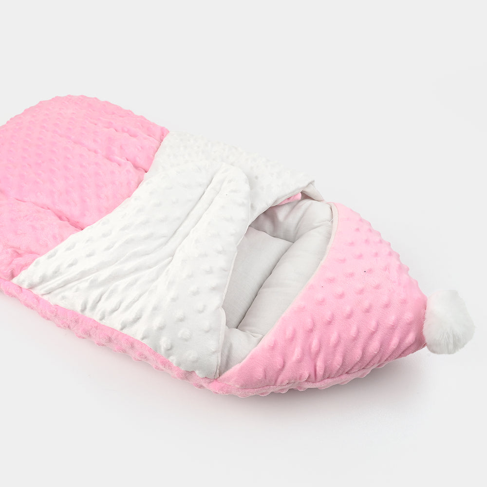 Hooded Baby Carry Nest Minky Dots