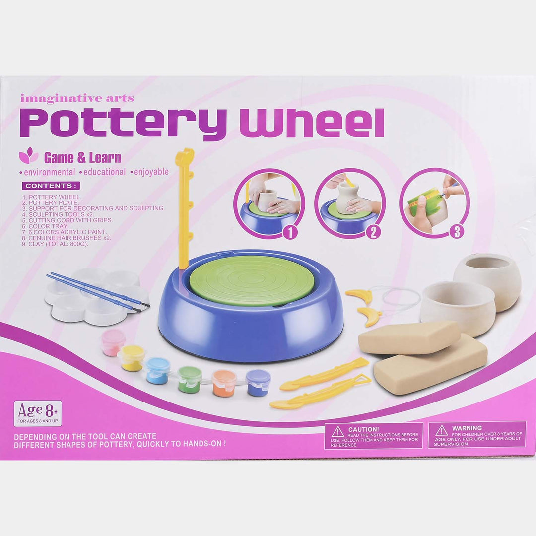 Imaginative Art Pottery Wheel Play Set For kids