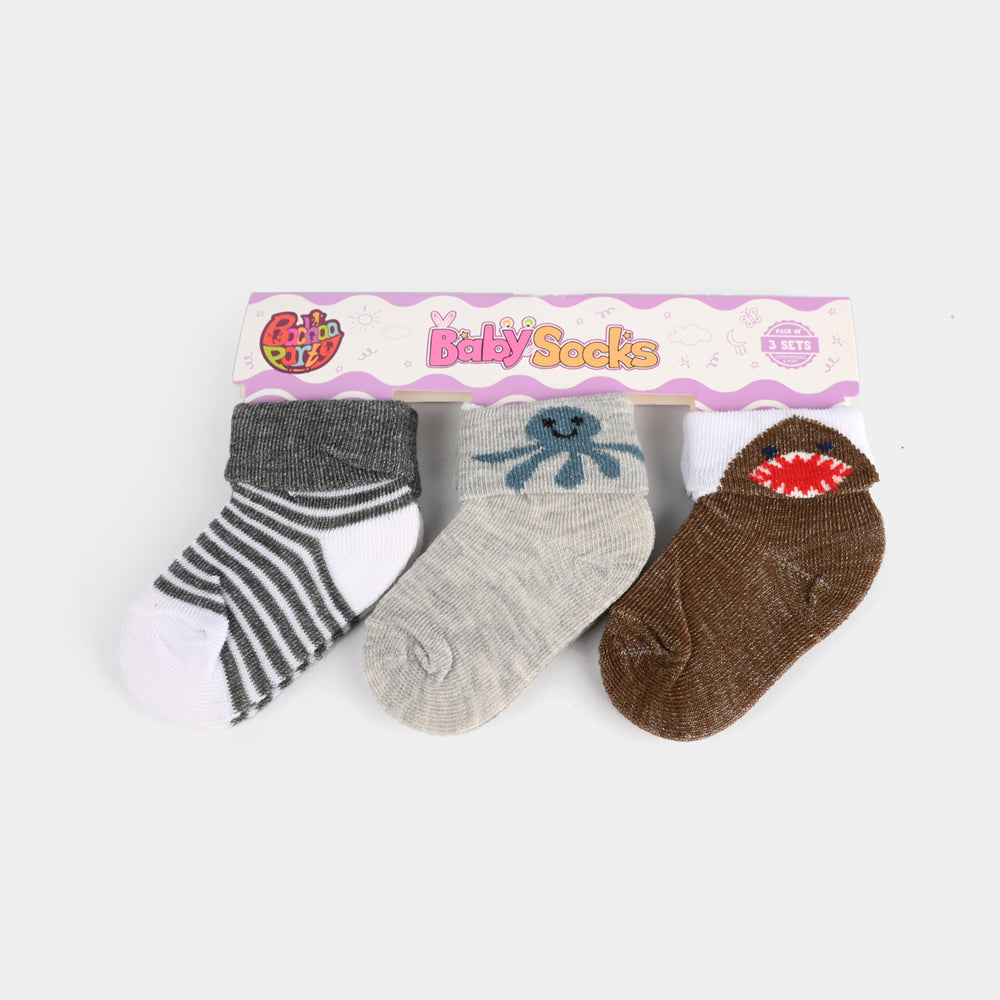 Baby Socks Pack Of 3 | 6-12M