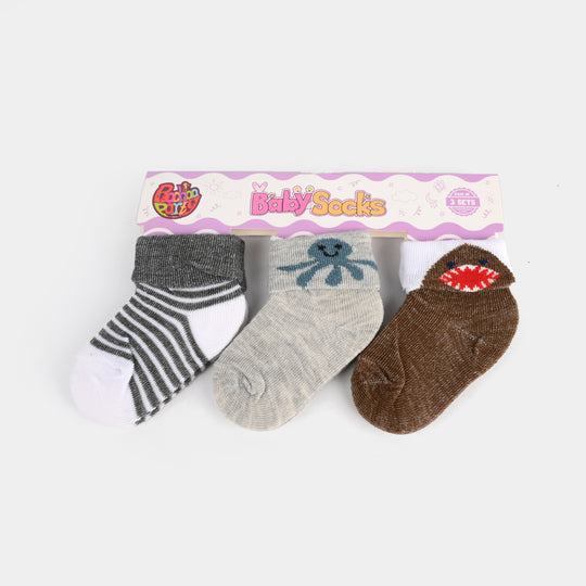 Baby Socks Pack Of 3 | 6-12M