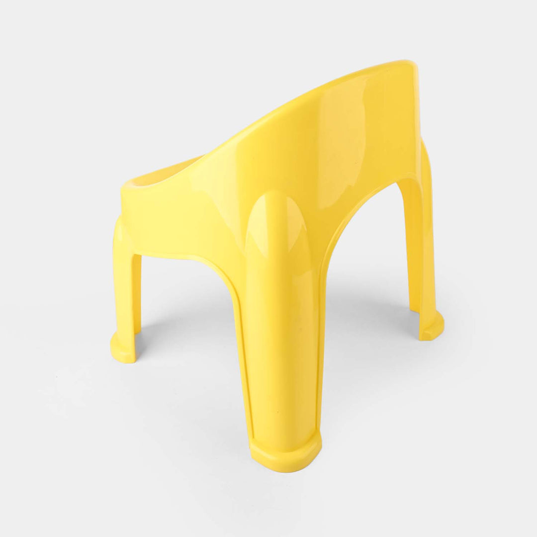 BP Baby Plastic Round Back Chair P1 Yellow