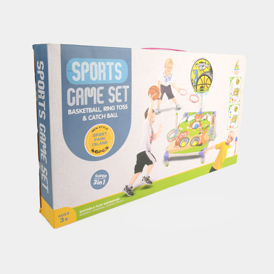 3-in-1 Sports Game Set for Kids
