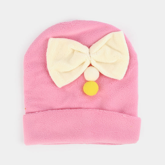 Baby Velvet Bow Style Cap/Hat | 9M+