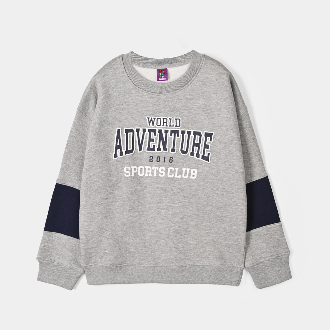 Boys Fleece SweatShirt Adventure-Grey