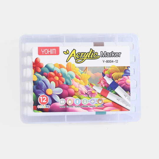 Acrylic Markers | 12PCs