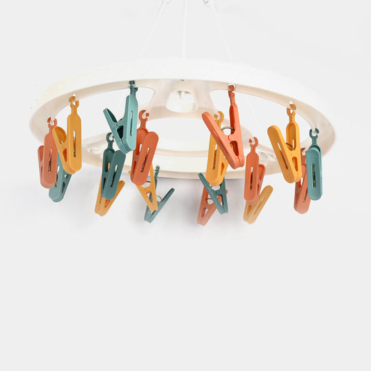 Laundry Cloth Hanger Clips Set