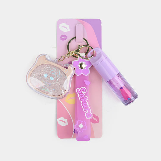 Highlighter Lip Gloss Keychain
