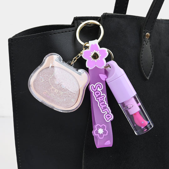 Highlighter Lip Gloss Keychain