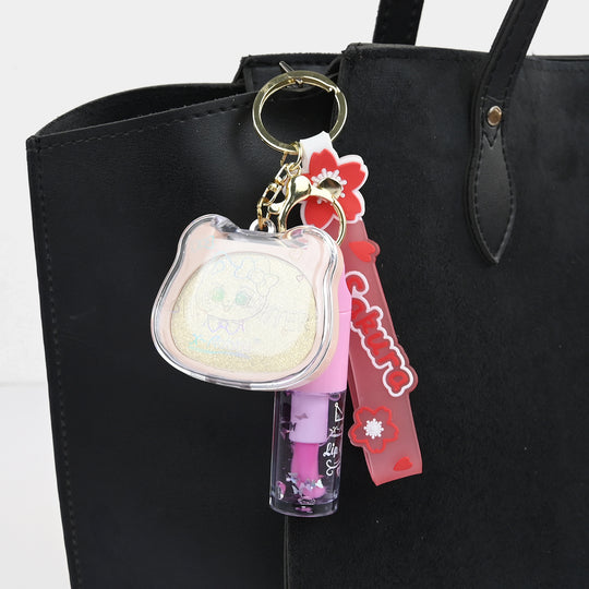 Highlighter Lip Gloss Keychain