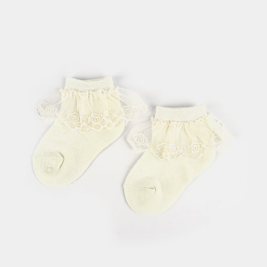 Yellow Frill Socks 9M+