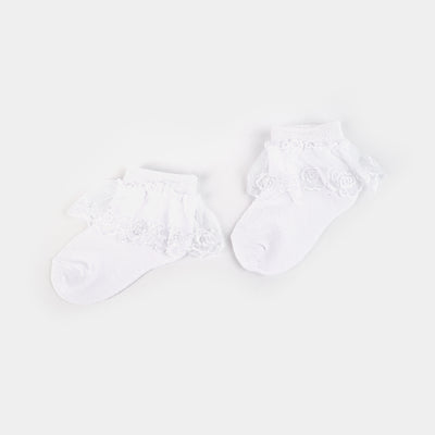 White Frill Socks 9M+