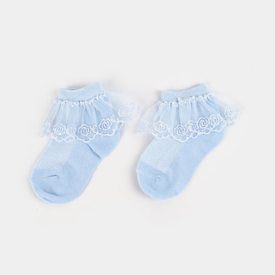 Blue Frill Socks 9M+