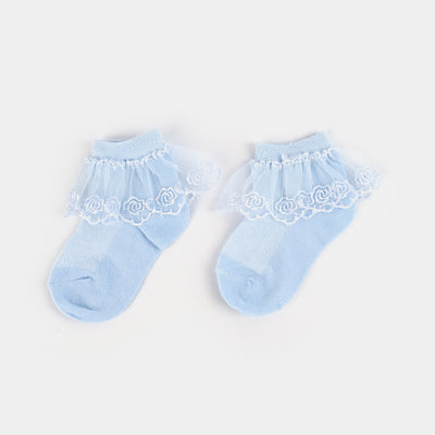 Blue Frill Socks 9M+