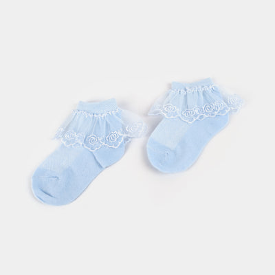 Blue Frill Socks 9M+