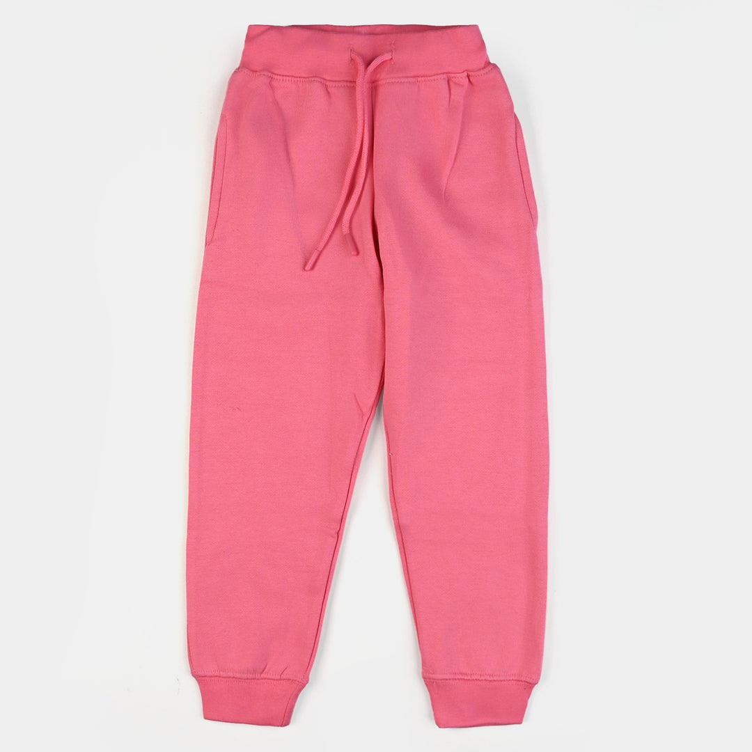 Girls Fleece Jersey Pajama Basic - C.Rose