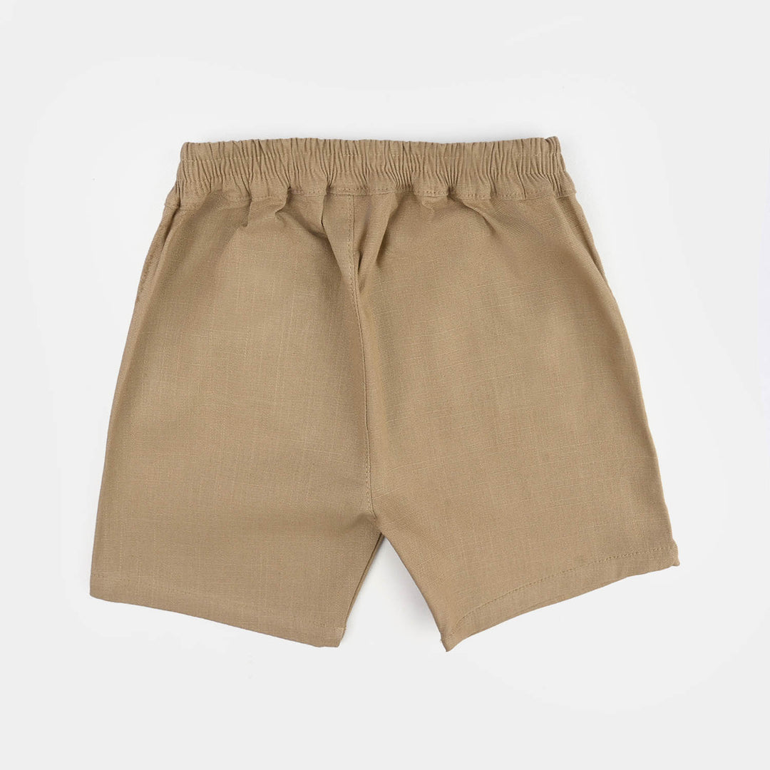 Infant Boys Jersey/Terry 2Pc Suit 287-008 E-C-BROWN