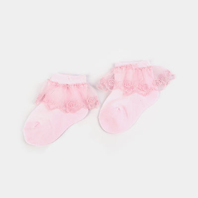 Pink Frill Socks 9M+