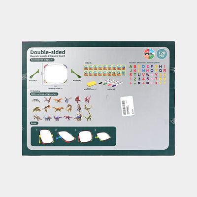 Double Sided Magnetic Puzzle & Drawing Board