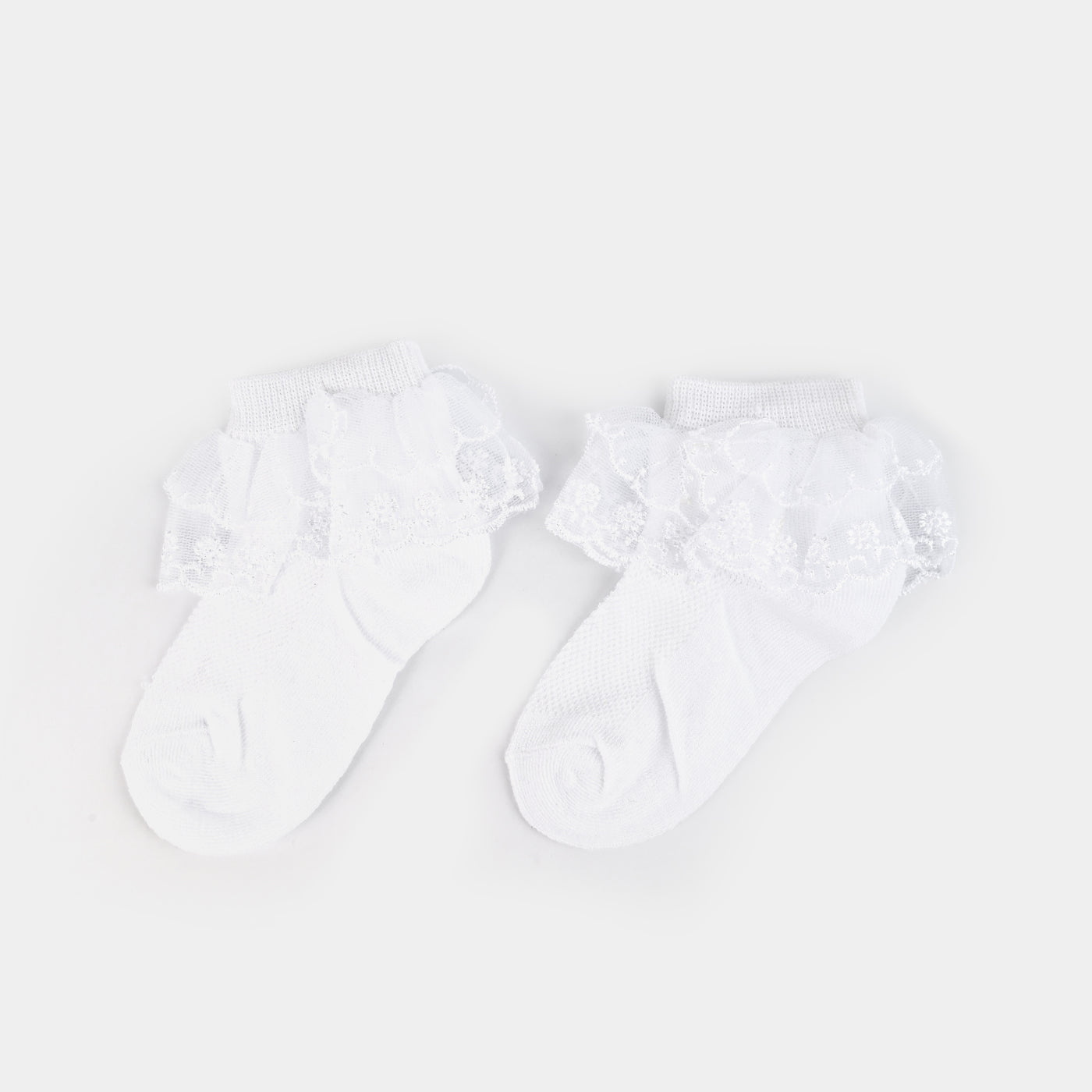 White Frill Socks 18M+