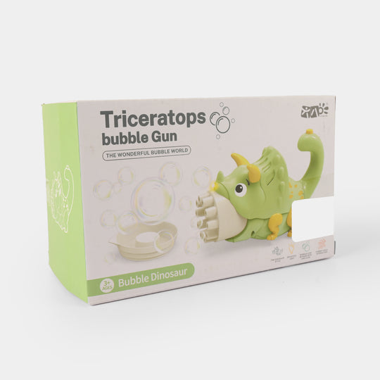 Triceratops Water Bubble Blaster for Kids