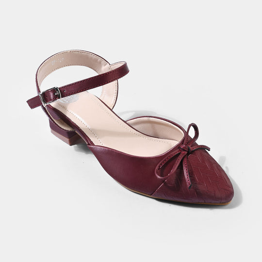 Girls Pumps Heels ZP-128-MAROON