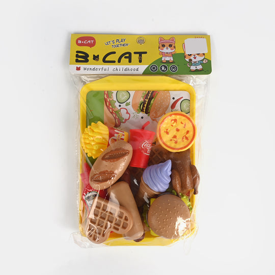 Miniature Fast Food Play Set for Kids