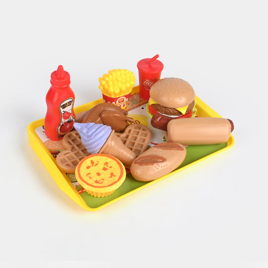 Miniature Fast Food Play Set for Kids