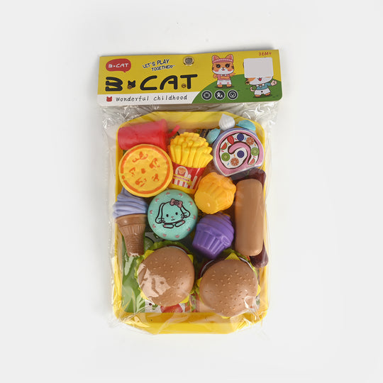 Miniature Fast Food Play Set for Kids