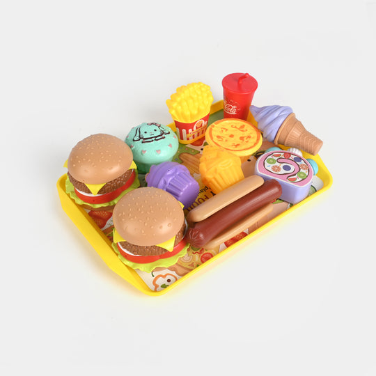 Miniature Fast Food Play Set for Kids
