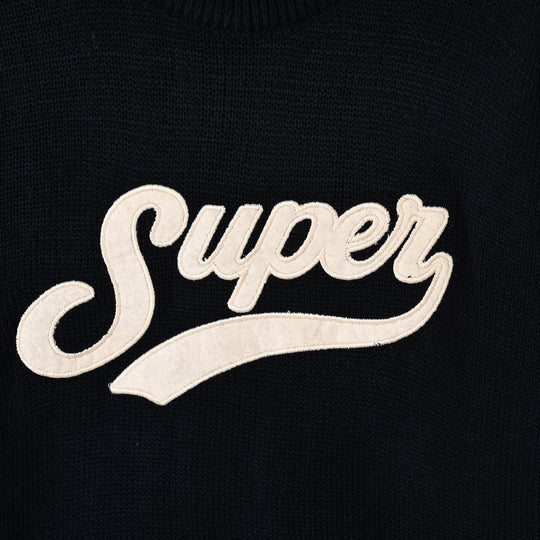 Boys Acrylic Sweater-Super-NAVY