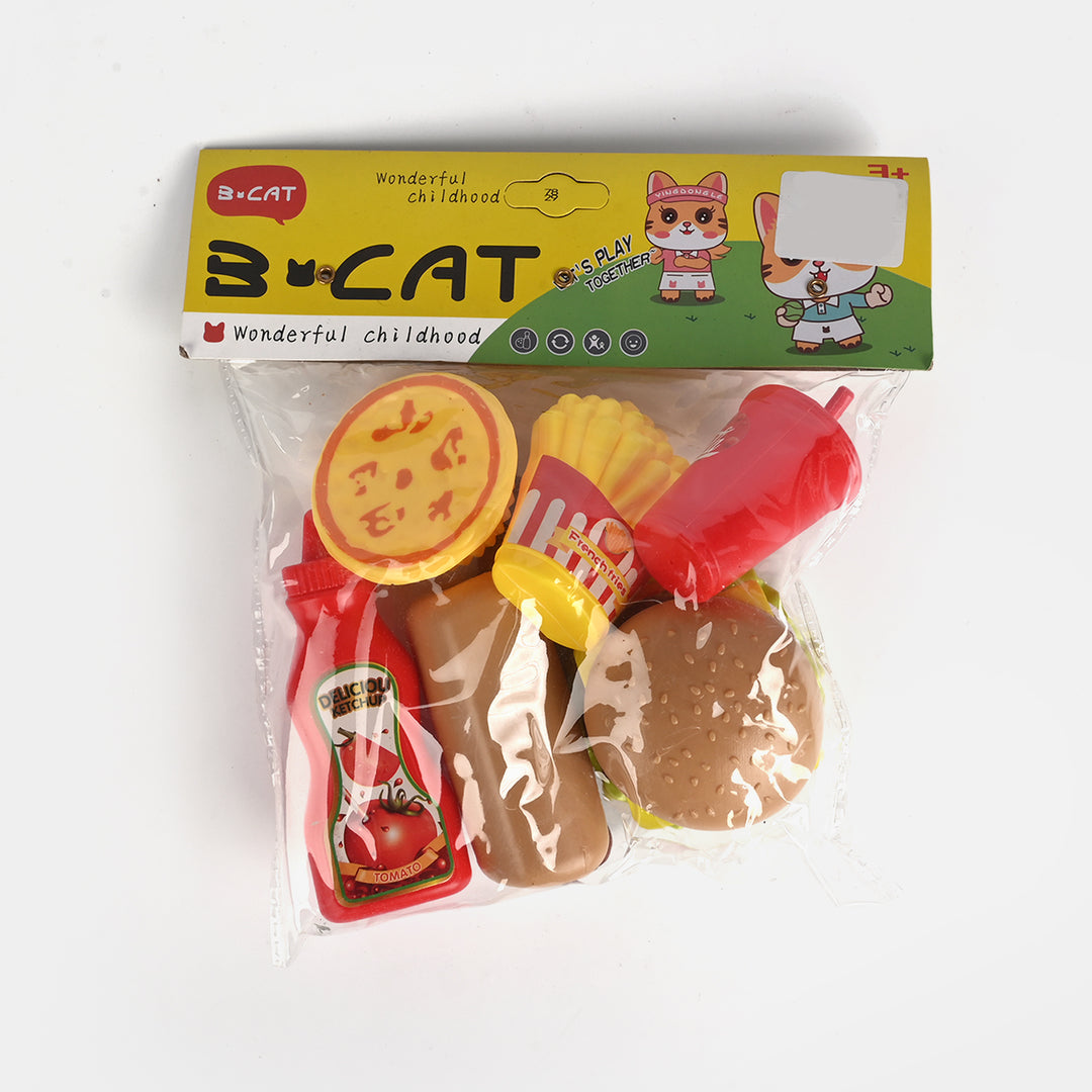 Miniature Fast Food Play Set for Kids