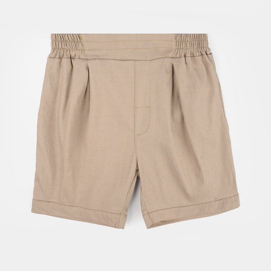 Infant Boys Jersey/Terry 2Pc Suit 294-005-BROWN