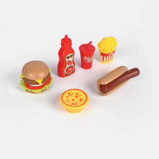 Miniature Fast Food Play Set for Kids