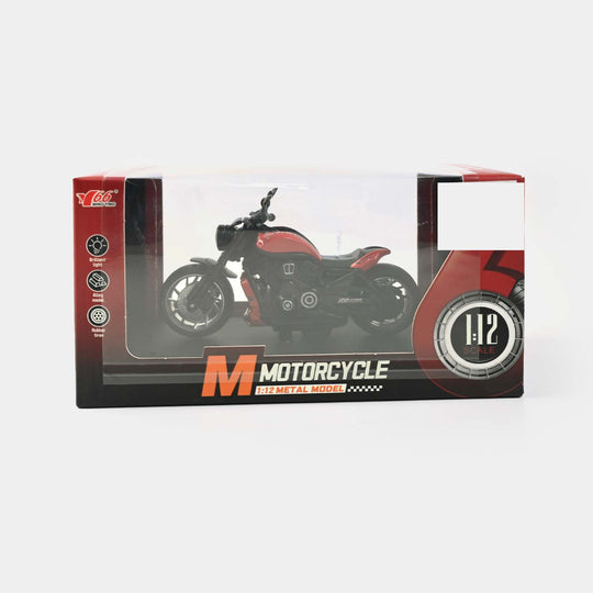 Pull Back Motorcycle With Light & Sound For Kids
