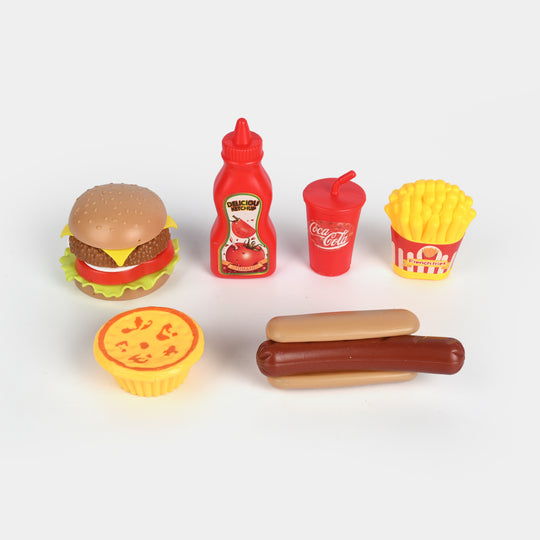Miniature Fast Food Play Set for Kids
