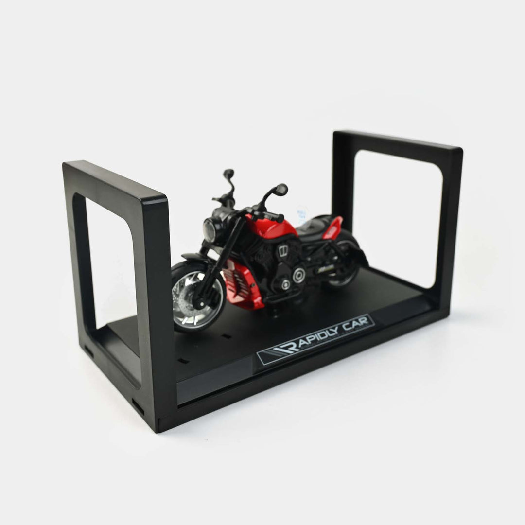 Pull Back Motorcycle With Light & Sound For Kids