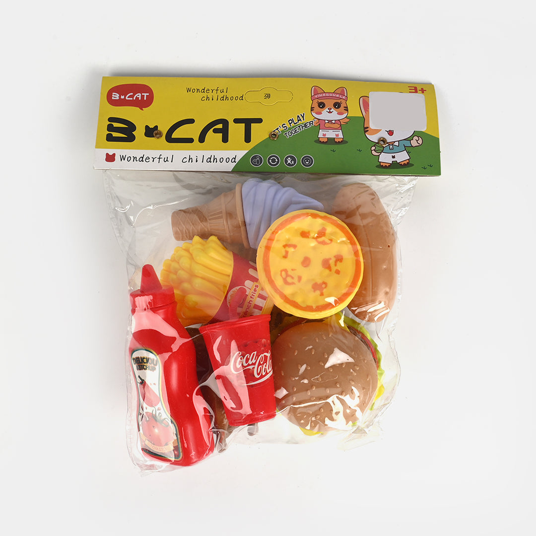 Miniature Fast Food Play Set for Kids